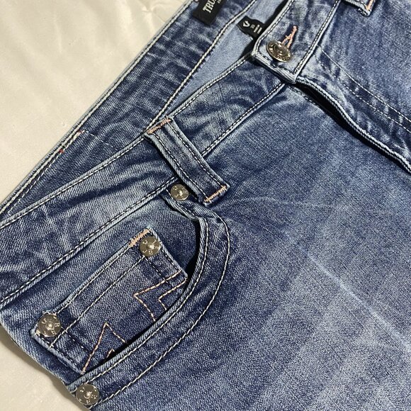 True Religion - Ultra Low Rise Bootcut Jeans - Picture 3 of 5